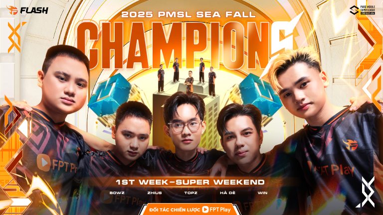 ⚡TEAM FLASH – SUPER WEEKEND CHAMPIONS OF THE FIRST WEEK AT 2025 PMSL SEA FALL 🔥_69537daadf29f.png