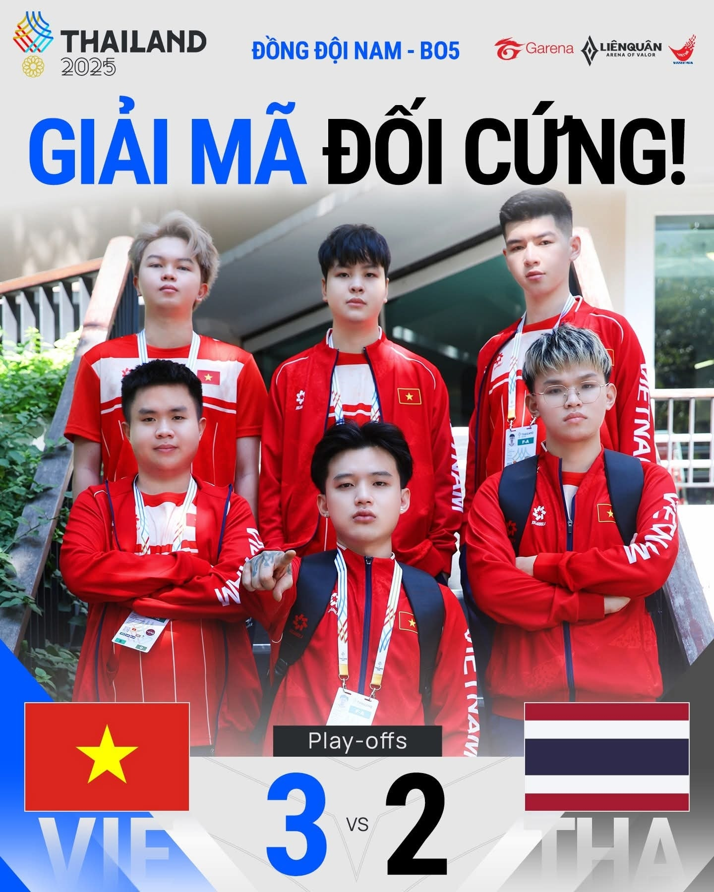 Tuyển Liên Quân Mobile Việt Nam ngược dòng thắng Thái Lan 3-2 tại SEA Games 33_69537dfe1b3ac.png